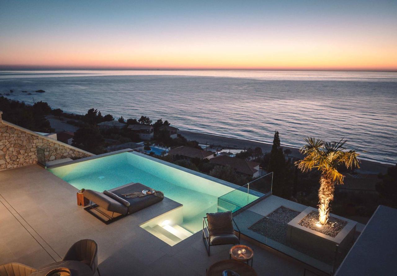 The Wave Twin Villa 1 Kathisma Beach Lefkada Exterior foto